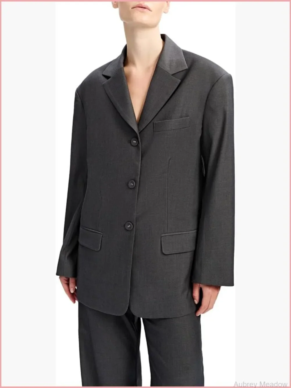 Oversized Blazer for Women - Structured, Professional Suit Jacket
